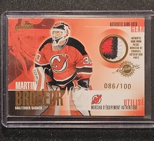 2003-04 Pacific McDonald's Patches Gold /100 #16 Martin Brodeur RARE