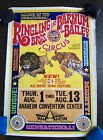 1974 Ringling Bros and Barnum & Bailey Circus Poster Full Sheet Anaheim