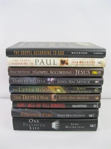 John Macarthur Hardcover Book Lot Gospel According To Truth War Upper Room Life - Foto 1 di 22