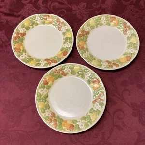 Set of 3- Vintage (1960’s) Vernon Metlox “Della Robbia” 10.5” Dinner Plates - Picture 1 of 10