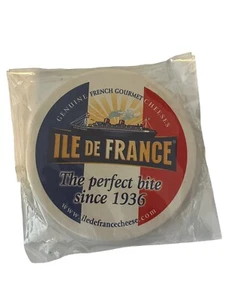 Vintage ILE DE FRANCE Brie au Bleu Käse 5 Pappuntersetzer Neu - Bild 1 von 6