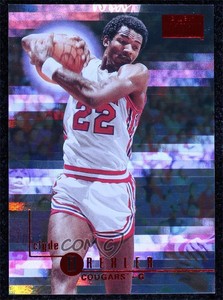 2013 Fleer Retro 1996-97 Skybox Premium Star Rubies /150 Clyde Drexler #105 HOF