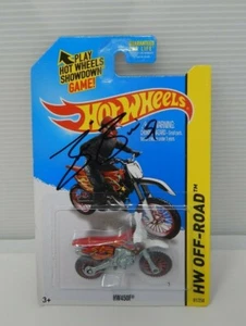 Hot Wheels HW Off Road HW450F Red Signed By Justin Barcia - Picture 1 of 2