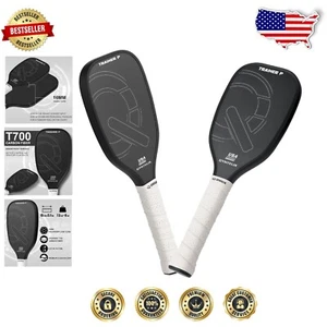 Carbon Fiber Pickleball Trainer Paddle Set - Textured Surface for Better Control - Picture 1 of 9