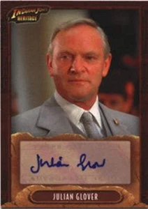 Indiana Jones Heritage Julian Glover as Walter Donovan Autograph Card - Picture 1 of 1