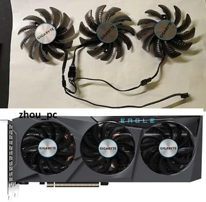 GPU Replacement Cooler Fan For Gigabyte Eagle RX 6700XT 6600 RTX3060 3070 3070Ti - Picture 1 of 6