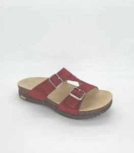 8721 Dansko Womens Dayna Suede Cinnabar Sandal Size 39 EU 8.5-9US - Picture 1 of 9