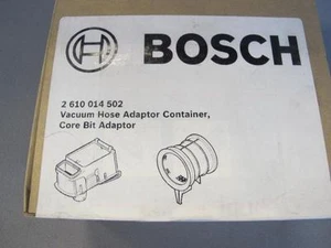 BOSCH 2 610 014 502 DUST COLLECTION VACUUM HOSE PORT ADAPTOR CONTAINER CORE BIT - Picture 1 of 2