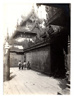 Birmanie, Mandalay, Premier Étage, Monastère De La Reine Vintage Silver Print, V