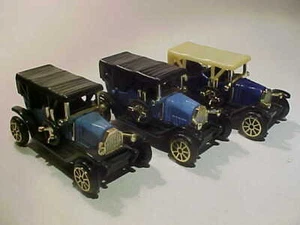 SET 3 Clrs. Vintage 3 Zoll Fiat 12-15 HP Zero 1912 Sommer 301 1/64 Druckguss neuwertig - Bild 1 von 8