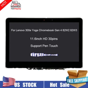 For Lenovo 300e Yoga Chromebook Gen 4 82W20002US 82W20003US LCD Touch Screen HD - Picture 1 of 4