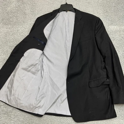 Brooks Brothers Sport Coat Mens 44L Black Blazer Business Casual Career - Image 1 of 4