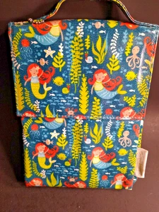 Sugar Booger Lisa Lowe Mermaid theme lunch sack 10" x 7.5" x 4" - Picture 1 of 8