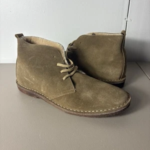 J.Crew MacAlister Shearling Suede Chukka Boots Mens Size 12 Made In Italy Sherpa - Picture 1 of 9