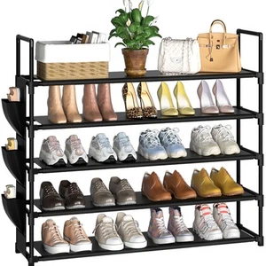 Shoe Rack 5 Tier Shoe Organizer Storage 20-25 Pairs Shoes Rack for Closet Sho... - Picture 1 of 9