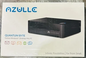 Mini PC de escritorio Azulle Quantum Byte Fanless Atom Z3735F 2 GB RAM 32 GB MEM Win10 - Imagen 1 de 3