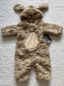Pottery Barn Kids Halloween Dog Puppy Costume Brown Infant 0-6 Months New - Picture 1 of 20