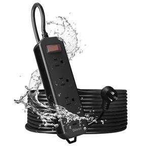 Outdoor Power Strip Weatherproof, 25 FT Extension Cord, Waterproof Surge Prot... - Picture 1 of 7