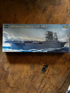 Trumpeter Modellbausatz USS Lexington CV-2 Flugzeugträger 1/700 Sealed Box - Bild 1 von 3
