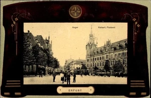 Passepartout Ak Erfurt in Thüringen, Anger, Kaiserliches Postamt - 4065960 - Picture 1 of 2