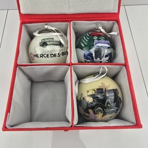 Juego de adornos navideños Mercedes-Benz caja roja edición coleccionista - Imagen 1 de 5