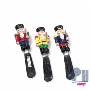 3 pc set Vintage Boston Warehouse Spreaders Nutcracker Christmas Holidays 4 3/4" - Picture 1 of 9