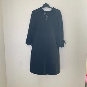 Worthington Black Long Sleeve Dress Size 12 - Picture 1 of 15