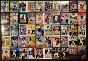 Lot of 50 Different HAROLD BAINES Baseball Cards 1981-1999 HOF BB1048