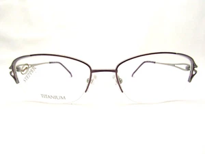 Stepper SI 50063 Purple F088 54 x 17 135 mm Titanium Eyeglass Frame* - Picture 1 of 3