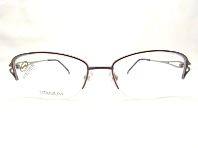 Stepper SI 50063 Purple F088 54 x 17 135 mm Titanium Eyeglass Frame* - Image 1 of 3
