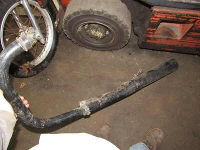 1982 suzuki gs1100 e left exhaust muffler pipe header - Image 1 of 2