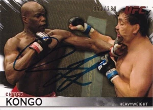 Cheick Kongo Signed UFC 2010 Topps Knockout Gold Card #67 Autograph 61 70 75 99 - Picture 1 of 12
