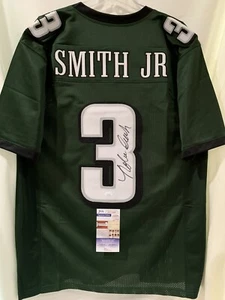 Maglia personalizzata Nolan Smith Jr Philadelphia Eagles firmata autografo stile professionale JSA - Foto 1 di 6