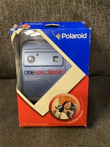 Polaroid One600 Classic Instant Film 1 Button Simple Camera - Blue  074100429528 - Picture 1 of 9