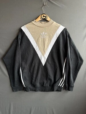 Adidas Sweatshirt Youth Large Brown Mock Neck sports Long Sleeves Classic Gym - Image 1 of 4