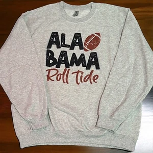 Alabama Roll Tide Sweatshirt Rundhalsausschnitt grau S M L Xl 2xl 3xl 4xl 5xl - Bild 1 von 1