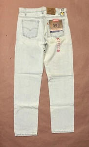 Vintage Levis 505 Jeans, Mens Blue Regular Fit, Deadstock NWT Size 34x32 - Picture 1 of 3