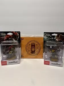 Nintendo Amiibo-Link Open Box & Ganondorf Sealed (TOTK) Open Box Bundle W/Plaque - Picture 1 of 12