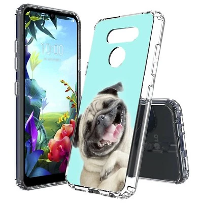 Laughing Pug Slim Shockproof Hybrid Hard Cover Soft Bumper Case for LG Models - Image 1 of 4