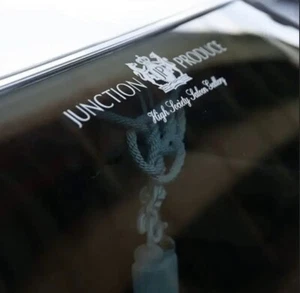 JUNCTIONPRODUCE Genuine Cutout Letter Sticker Silver, Size(L) - Picture 1 of 10