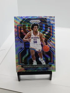 2021-22 Panini Prizm Jeremiah Robinson-Earl Silver Wave Rookie OKC Thunder #319 - Picture 1 of 3