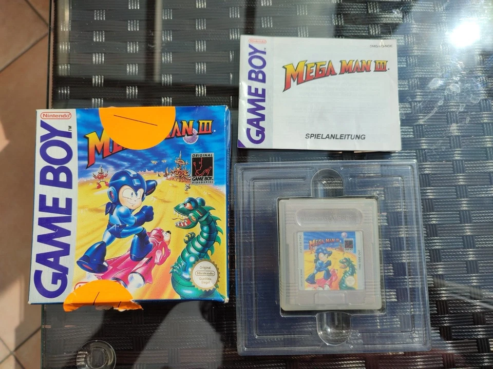 Mega Man 3 - Nintendo Game Boy [PAL Alemán] CIB *RARO* 🔥 Foto 1 de 4