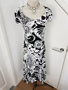 Damenkleid Brautmutter Blumenmuster Party formell besondere Anlässe Größe UK 12 - Bild 1 von 10