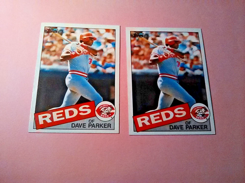 Lote de 2 Dave Parker Reds Topps #175 1985 Foto 1 de 1