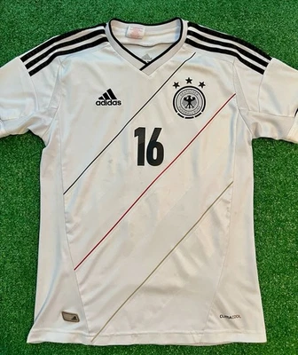 Германия дома Евро 2012/2013 футбол рубашка футбол Джерси Филипп Лам молодежи L - Изображение 1 из 4