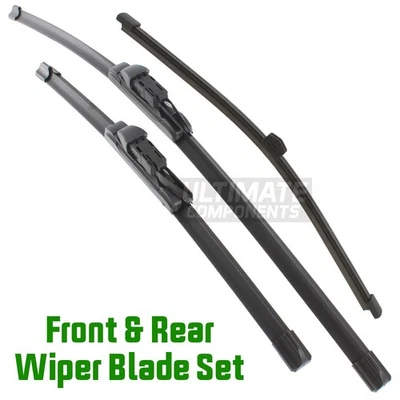 Juego de limpiaparabrisas delantero y trasero para Audi A1 8X 5 puertas 2010-2019 Foto 1 de 4