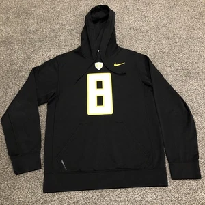 Sudadera con Capucha Nike Para Hombre S Negra Oregon Ducks Calce Térmico Fútbol Sudadera - Imagen 1 de 12
