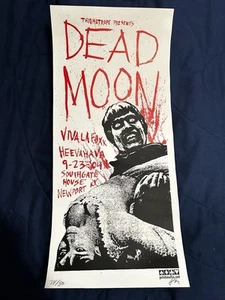 Very Rare Dead Moon 2004 Print Mafia S/N Poster Only 50 Made! Viva La Fox 34/50 - Picture 1 of 6