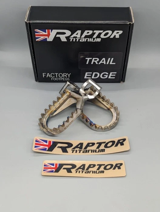 Raptor Junior Trail Edge Titanium Footpegs #RME050 KTM/Gas Gas/Husqvarna Foto 1 de 1