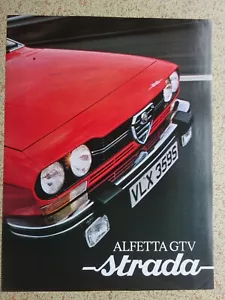 ALFA ROMEO -  Alfetta GTV Strada - ORIGINAL SALES  ITEM - From 1977. - Picture 1 of 4